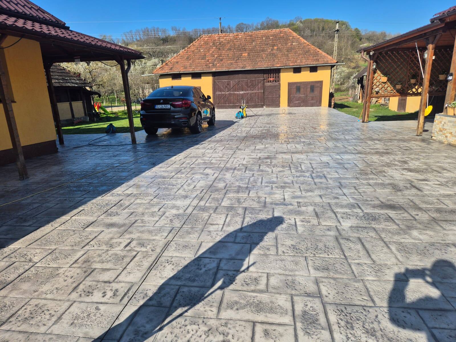 Lucrare beton amprentat