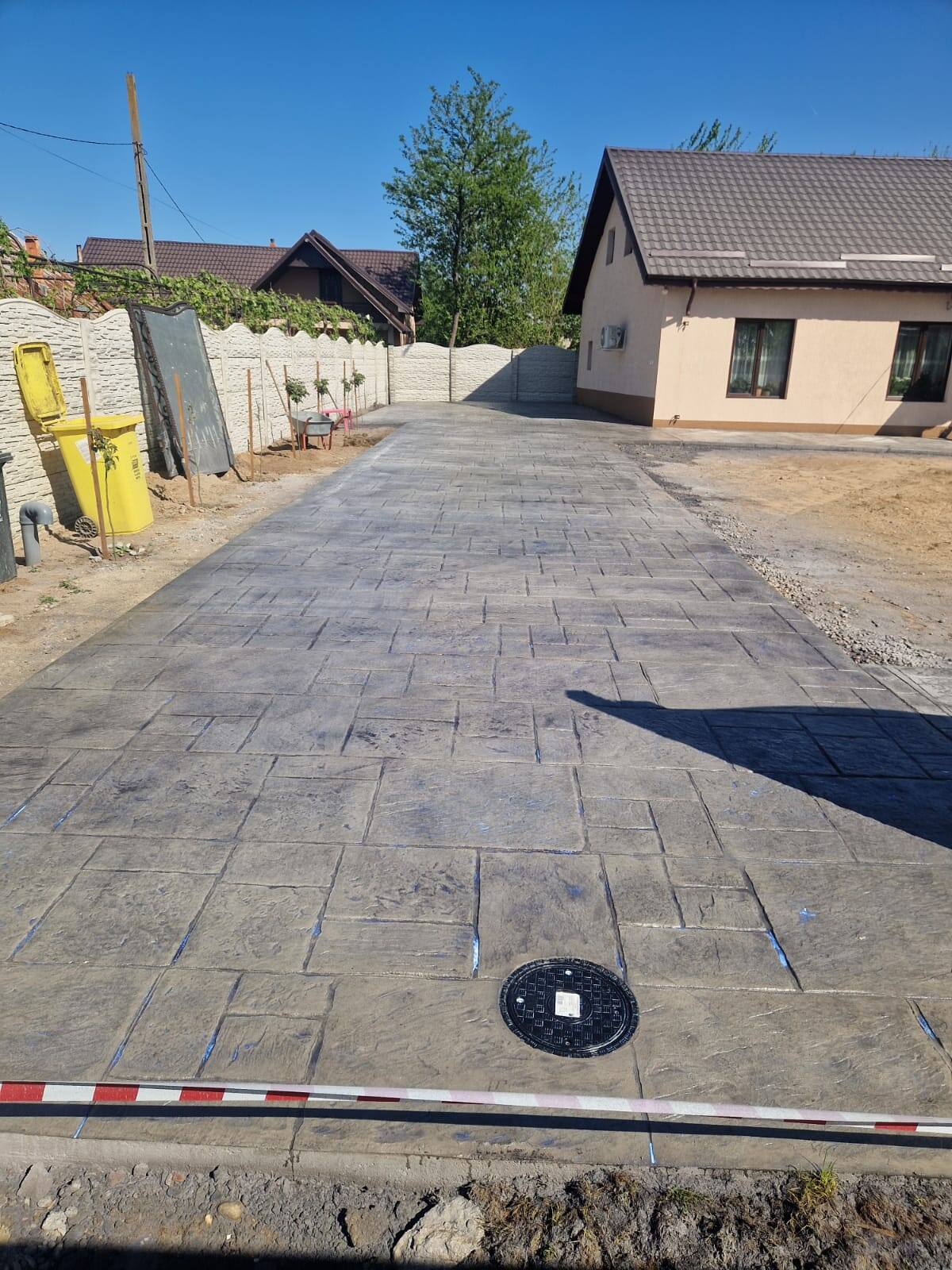 Lucrare beton amprentat