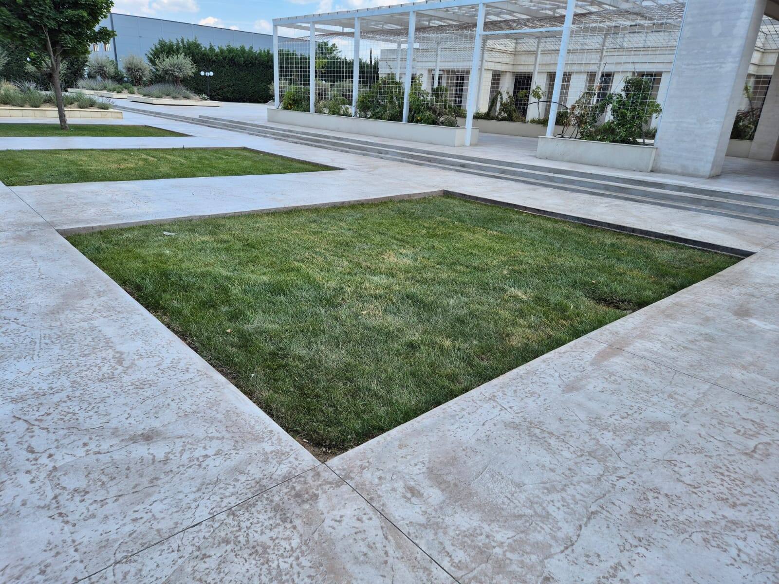 Lucrare beton amprentat